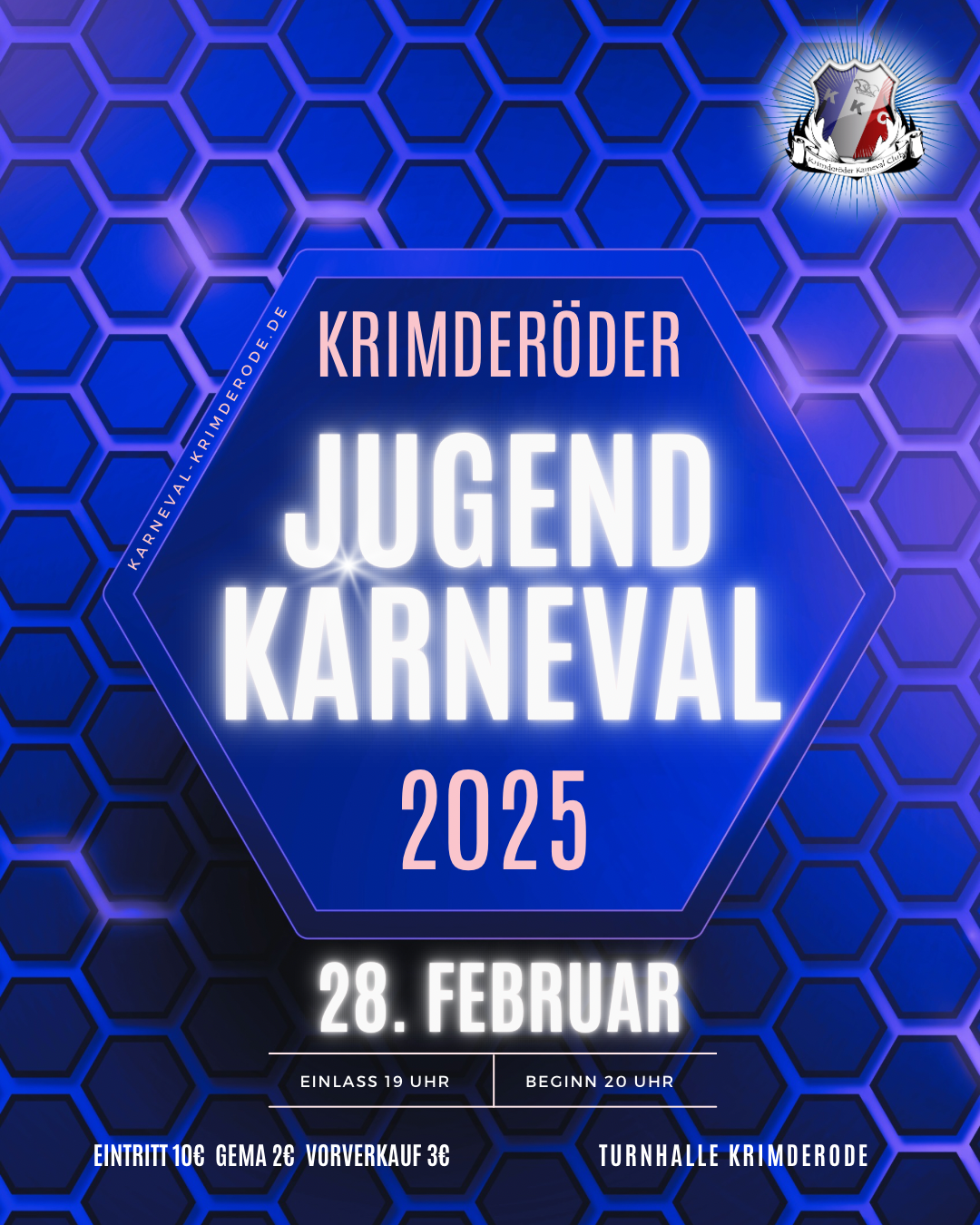 Insta Beitrag Jugendkarneval 2025