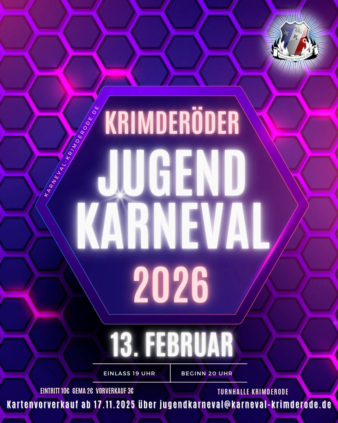 Insta Beitrag Jugendkarneval 2026