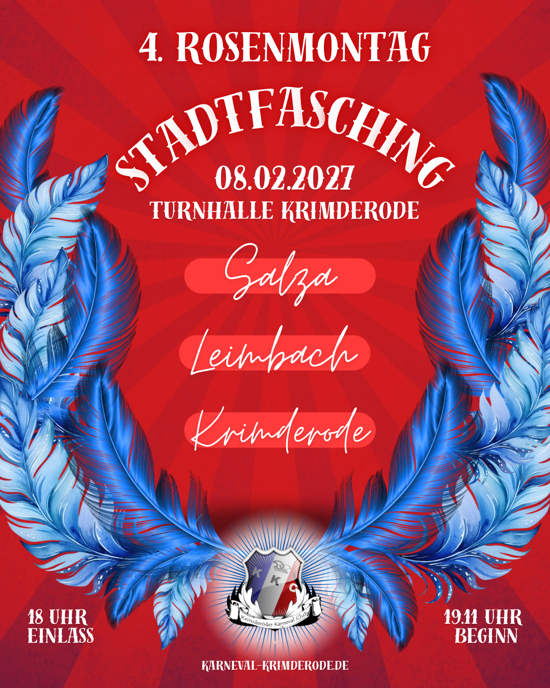 Insta Beitrag Rosenmontag 2027
